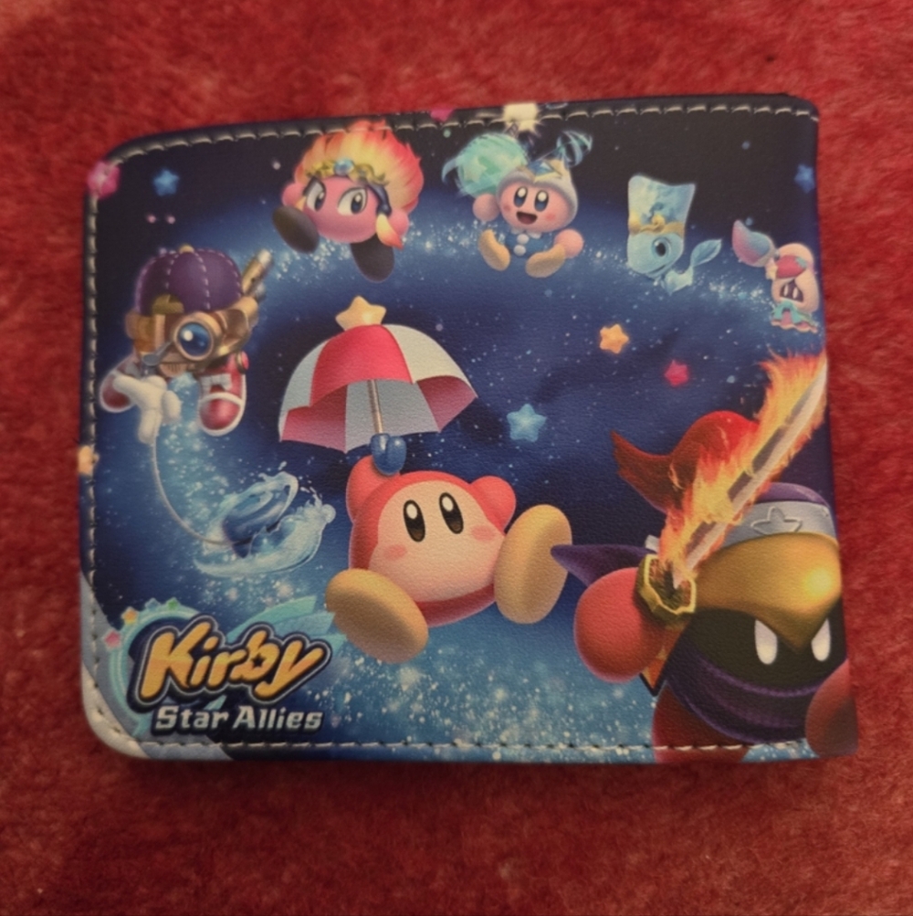 New Kirby anime manga leather wallet